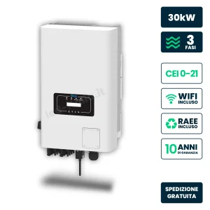 Inverter Fotovoltaico di Stringa Trifase Deye 30kW CEI 0-21 IP65