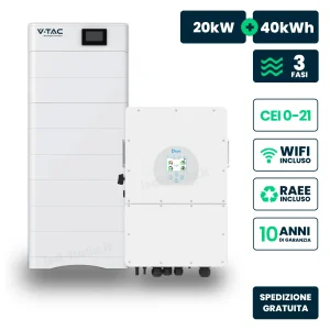 Combo MONDOGREEN inverter 20 kW e batteria 40,96 kWh - 12170-B