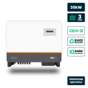 Inverter Fotovoltaico di Stringa Trifase Solis 30kW 3 MPPT CEI 0-21 IP66